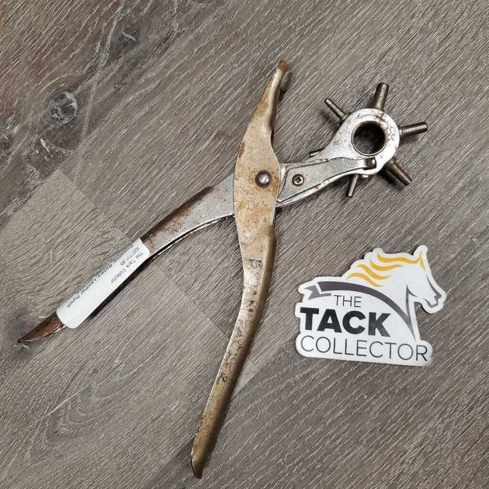 Economy Rotary Leather Punch *gc, rusty, marker, scrapes, scratches