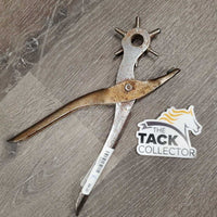 Economy Rotary Leather Punch *gc, rusty, marker, scrapes, scratches
