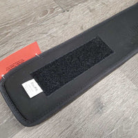 Fleece & Neoprene Girth Velcro Liner *gc, clean edge rubs & hair, rubbed & pilly spots
