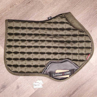 Loire Quilt Jumper Saddle Pad, Memory Foam Wither, 1x piping *vgc, v. mnr hair, light binding rubs
