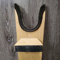 Wood Boot Jack *gc, mnr dirt, scrapes, scuffs & rubs
