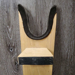Wood Boot Jack *gc, mnr dirt, scrapes, scuffs & rubs