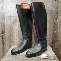 Lined Rubber Riding Boots, Pull On *gc/fair, dirt, scuffs, inside: bubbled/puckered & loose lining
