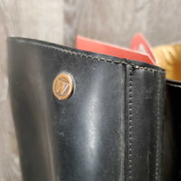Lined Rubber Riding Boots, Pull On *gc/fair, dirt, scuffs, inside: bubbled/puckered & loose lining
