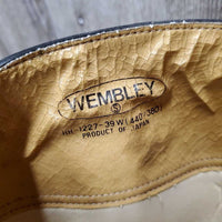 Lined Rubber Riding Boots, Pull On *gc/fair, dirt, scuffs, inside: bubbled/puckered & loose lining
