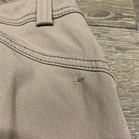Euroseat Breeches, bling *gc/fair, snags, sm holes, runs, undone stitching, stains, missing bling, peeled knees
