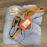 Thick Fleece Cooler, tail *gc, clean, older, clumpy, threads, shrunk, hairy velcro, mnr dirt/stains