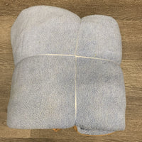 Thick Fleece Cooler, tail *gc, clean, older, clumpy, threads, shrunk, hairy velcro, mnr dirt/stains
