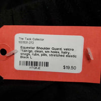 Shoulder Guard, velcro *fair/gc, clean, sm holes, hairy, snags, rubs, pills, stretched elastic

