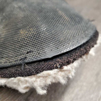 Closed Front & Hind Boots "Pro Mesh", Fleece, velcro *gc/fair, v.hairy velcro, hairy, clean, rubs, faded, undone stitching, cracked edge, stains
