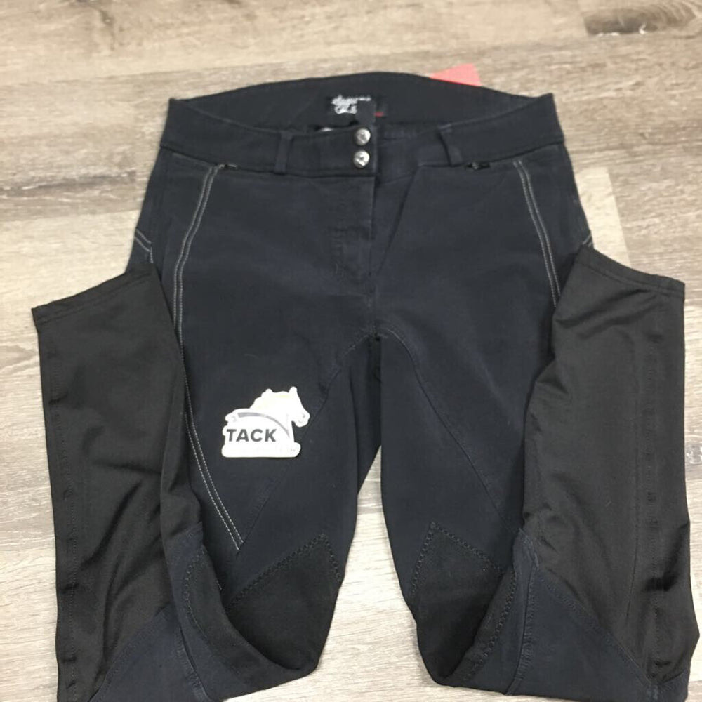 Euroseat Breeches *gc, faded, seam puckers, seat rubs & popped elastics