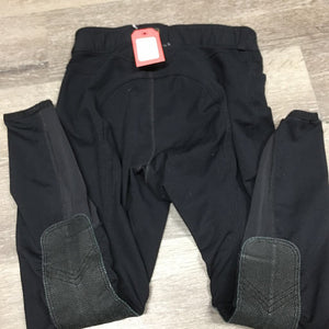 Euroseat Riding Tight Breeches *gc/fair, older, sm hole, undone stitching, shrunk, v.tight knees, seat rubs & pills, puckered waist
