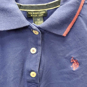 SS Polo Shirt, 1/4 Button up *vgc, mnr faded & pilly edges