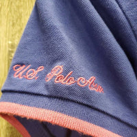 SS Polo Shirt, 1/4 Button up *vgc, mnr faded & pilly edges
