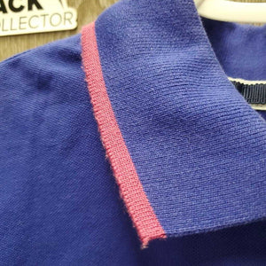 SS Polo Shirt, 1/4 Button up *vgc, mnr faded & pilly edges