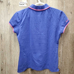 SS Polo Shirt, 1/4 Button up *vgc, mnr faded & pilly edges