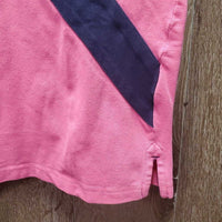 SS Polo Shirt, 1/4 Button up *gc, mnr faded edge & snags