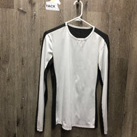 LS Shirt *gc, sm hole, rubbed off inner brand/size
