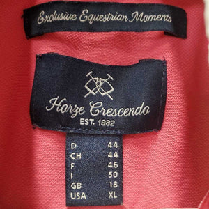 SS Polo Show Shirt, 1/2 Button Up, Bling Buttons *vgc, mnr creased inner collar & puckered collar