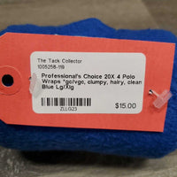 4 Polo Wraps *gc/vgc, clumpy, hairy, clean
