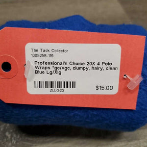 4 Polo Wraps *gc/vgc, clumpy, hairy, clean