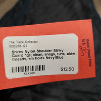 Nylon Shoulder Slinky Guard *gc, clean, snags, runs, older, threads, sm holes
