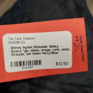 Nylon Shoulder Slinky Guard *gc, clean, snags, runs, older, threads, sm holes