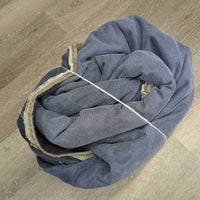 Lt Winter Blanket, detach neck, tail *gc, mnr wpf, repairs, faded, mnr tears, rust, snags, threads
