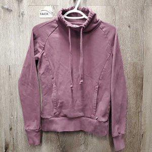 Hvy Sweatshirt Hoodie, string *gc, faded, stains, hair, puckers, shrunk