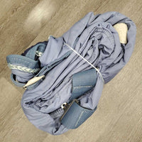 Fleece Lined Dress Sheet, tail, 0 legs *gc, repairs, clean, marker, puckered, mnr hair
