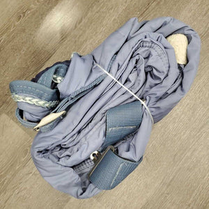 Fleece Lined Dress Sheet, tail, 0 legs *gc, repairs, clean, marker, puckered, mnr hair