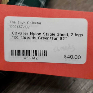 Nylon Stable Sheet, 2 legs *xc, threads