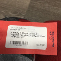 Fleece Cooler, 0 legs/tail *gc, clean, v. pilly, mnr hair
