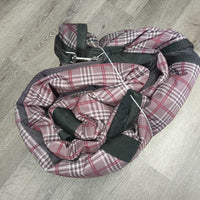 Hvy Winter Blanket, detach neck, 2 legs *gc, wpf, older, repairs, mnr tears, dirt/manure, snags, mnr hair
