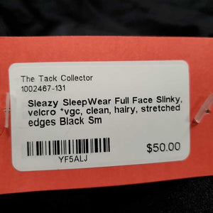 Full Face Slinky, velcro *vgc, clean, hairy, stretched edges
