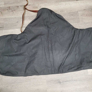 Baker Blanket Saddle Carry - Storage Bag, Fleece Lined, zip, Shoulder Strap *gc, clean, unstitched D Ring, snags, rubbed/thin edges, older