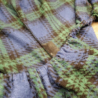 Thin Fleece Saddle Cover *gc/fair, clean, hairy, v.clumpy & pilly, undone stitching & repair

