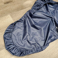 Nylon Saddle Cover, Drawstring *vgc, clean, mnr frayed inner seams
