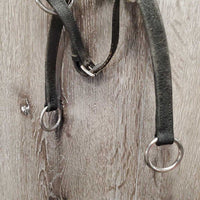 Side Pull Bridle *gc/fair, rubber lining: sticky, peeled, melted & hairy, dirty, scraped edges
