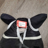 Fine Mesh Fly Mask, nose, ears *gc, clean, unstitched tab
