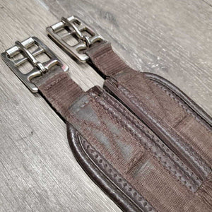 Neoprene & Nylon Web Girth, x1 els *gc/fair, clean, hairy seams, residue, holey & thin edges, stains