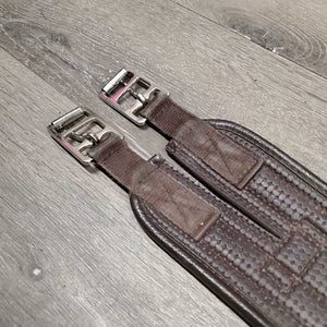 Neoprene & Nylon Web Girth, x1 els *gc/fair, clean, hairy seams, residue, holey & thin edges, stains