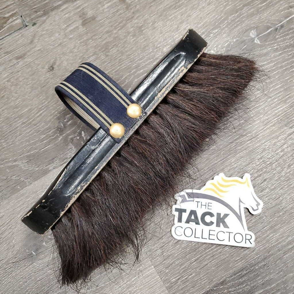 Horsehair Body Brush, handle *gc, loose & pulled hair, clean, scraped edges