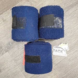 3 Polo Wraps *fair, clean, v.clumpy, faded, v.pilly, hairy, mismatched