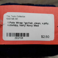 1 Polo Wrap *gc/fair, clean, v.pilly, v.clumpy, hairy
