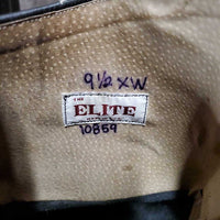 Field Boots, Pull On *gc, scuffs, older, clean, rubs, v.curled/stretched inside Lining -R, mnr dirt?residue
