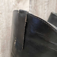 Field Boots, Pull On, 2 air forms *fair, scraped/peeled toes, older, dusty, scratches, rubs, faded, scrapes