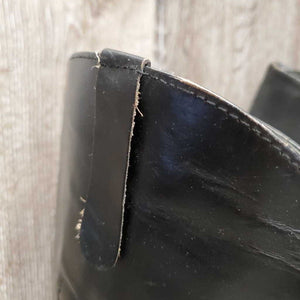 Field Boots, Pull On, 2 air forms *fair, scraped/peeled toes, older, dusty, scratches, rubs, faded, scrapes