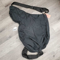 Hvy Nylon Saddle Storage - Carry Bag, shoulder strap *gc, clean, older, frayed inner seams
