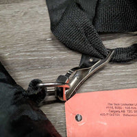 Hvy Nylon Saddle Storage - Carry Bag, shoulder strap *gc, clean, older, frayed inner seams
